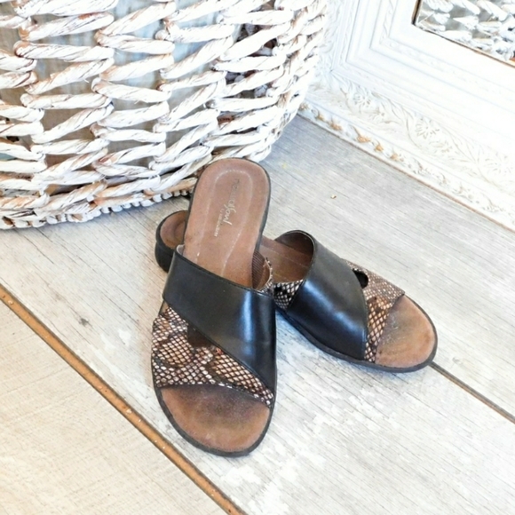 Natural Soul Shoes - NATURAL SOUL JUSTINA SZ 9 OPEN TOE SANDALS